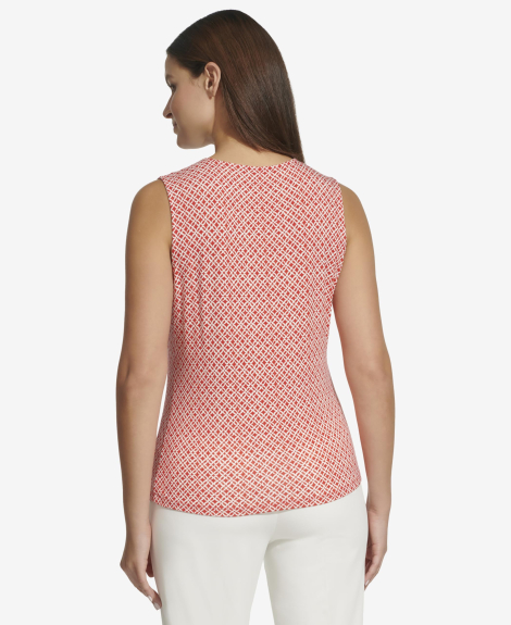 Майка жіноча Tommy Hilfiger з мереживною вставкою 1159850211 (Червоний XS)