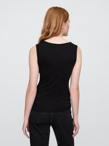 Женская асимметричная майка GAP 1159853870 (Черный XS)