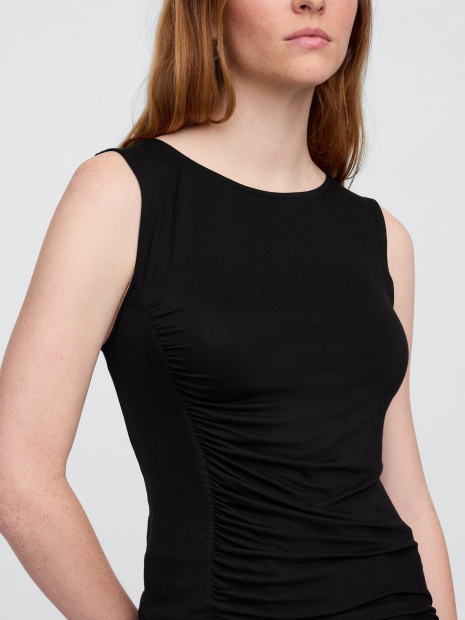 Женская асимметричная майка GAP 1159853870 (Черный XS)