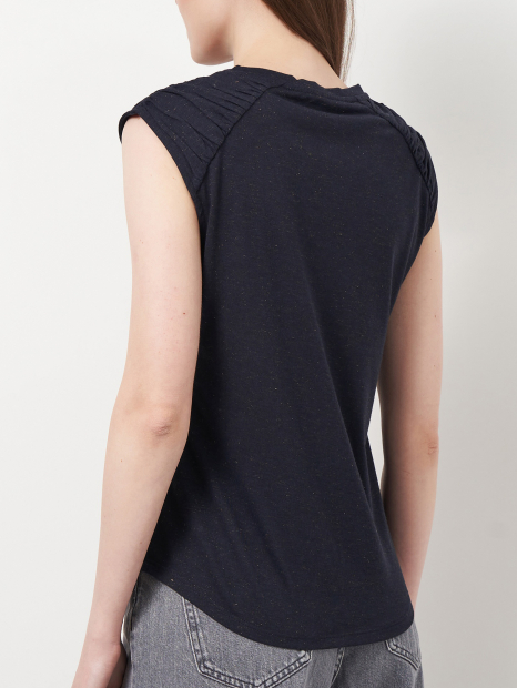 Майка жіноча Tommy Hilfiger з блиском 1159854302 (Синій XS)