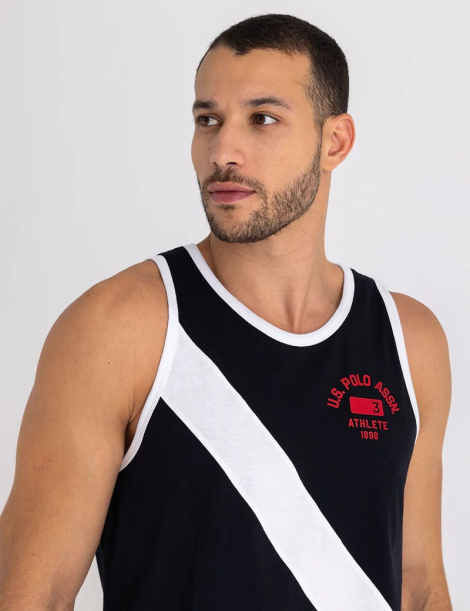 Майка чоловіча US Polo Assn з логотипом 1159854631 (Чорний M)