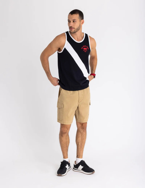 Майка чоловіча US Polo Assn з логотипом 1159854631 (Чорний M)