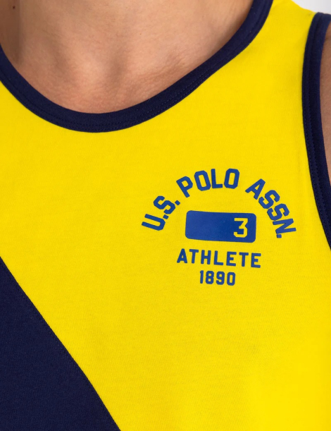 Майка чоловіча US Polo Assn з логотипом 1159854642 (Жовтий XL)