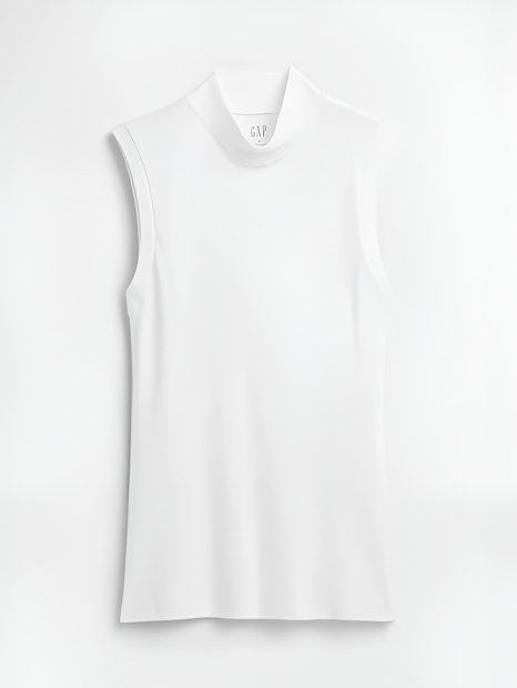 Женская майка GAP с воротником 1159854854 (Белый S)