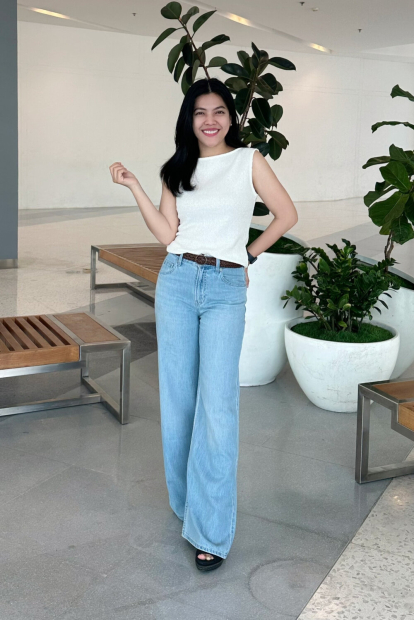 Женская майка UNIQLO из текстурной ткани 1159854987 (Белый M)