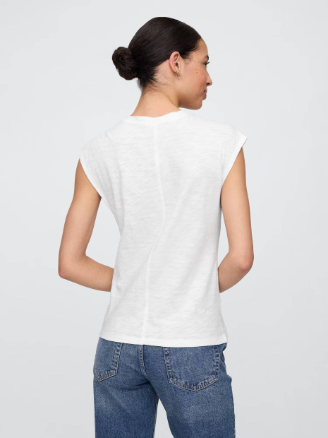 Майка жіноча GAP з декоративним вузлом 1159856680 (Білий XS)