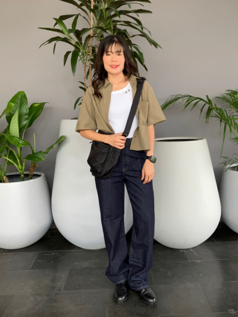 Майка в рубчик Uniqlo с вышивкой 1159858423 (Белый XS)