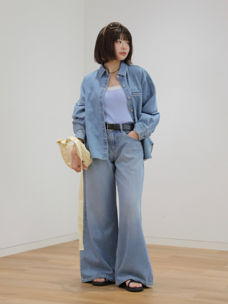 Вязаная майка Uniqlo топ 1159864600 (Голубой XL)