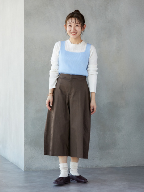 Вязаная майка Uniqlo топ 1159864600 (Голубой XL)