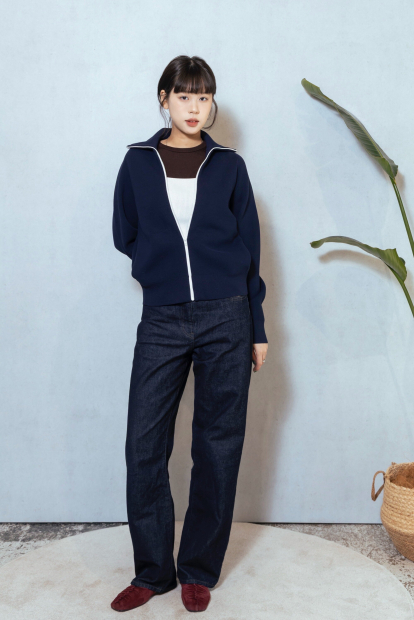 Майка в'язана Uniqlo топ 1159864902 (Молочний L)