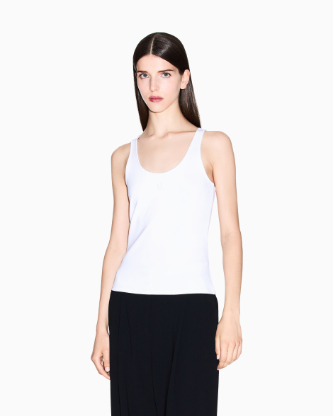 Женская майка Armani Exchange 1159865512 (Белый XL)