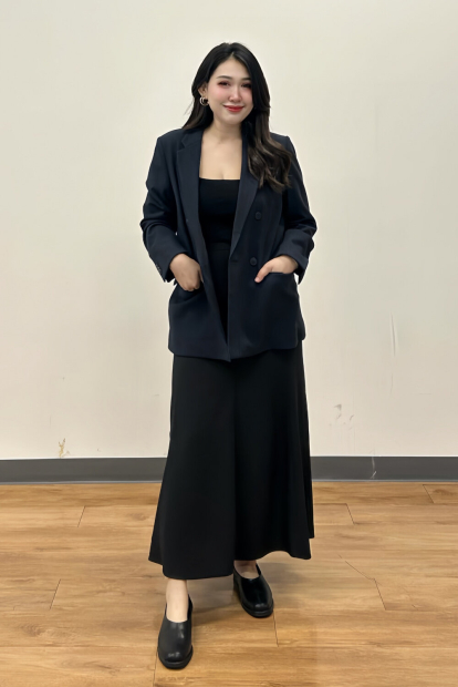 Вязаная майка Uniqlo топ 1160757953 (Черный S)