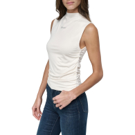 Женская майка DKNY с логотипом 1159842878 (Молочный S)