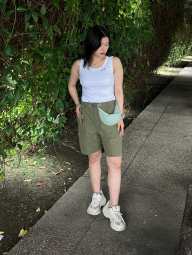 Майка в рубчик Uniqlo з вишивкою 1159844125 (Білий S)