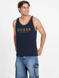 Майка мужская GUESS с логотипом 1159844779 (Синий S)