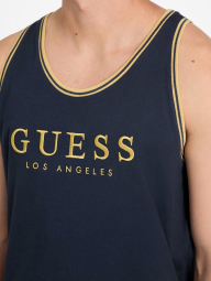Майка мужская GUESS с логотипом 1159844779 (Синий S)