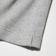 Майка в рубчик Uniqlo з вишивкою 1159845119 (Сірий S)