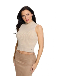 Женская вязаная майка GUESS 1159845572 (Бежевый L)