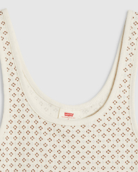 Женская майка Levi's с принтом 1159845687 (Молочный M)
