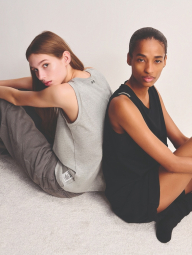 Майка Uniqlo з вишивкою 1159846826 (Сірий S)