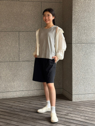 Майка Uniqlo з вишивкою 1159846826 (Сірий S)