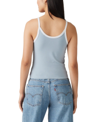 Женская укороченная майка Levi's с принтом 1159847424 (Голубой S)