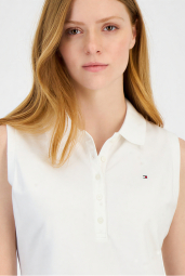 Женская майка-поло Tommy Hilfiger 1159847634 (Белый S)