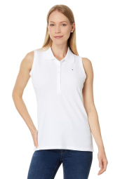Женская майка-поло Tommy Hilfiger 1159847634 (Белый S)