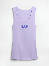 Женская майка GAP в рубчик 1159848019 (Сиреневый L)