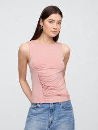 Жіноча асиметрична майка GAP 1159848286 (рожевий S)