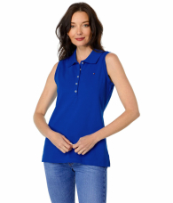 Женская майка-поло Tommy Hilfiger 1159848414 (Синий L)