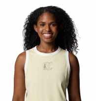 Женская майка Columbia с принтом 1159852076 (Желтый M)