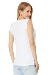 Женская майка Tommy Hilfiger с рюшами 1159852330 (Белый XL)