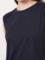 Майка жіноча Tommy Hilfiger з блиском 1159854302 (Синій XS)