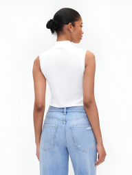 Женская майка GAP с воротником 1159854854 (Белый S)