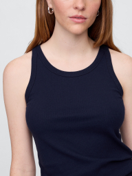 Женская майка в рубчик GAP 1159856516 (Синий L)