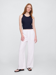 Женская майка в рубчик GAP 1159856516 (Синий L)