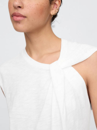 Майка жіноча GAP з декоративним вузлом 1159856680 (Білий XS)