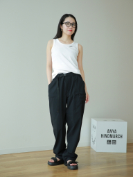 Майка в рубчик Uniqlo с вышивкой 1159858423 (Белый XS)