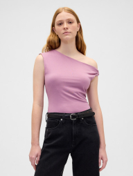 Женская майка GAP на одно плечо 1159861227 (Розовый XS)