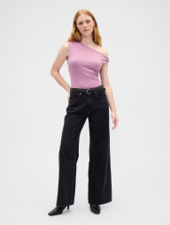 Женская майка GAP на одно плечо 1159861227 (Розовый XS)