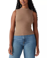 Женская майка Levi's с воротником 1159862936 (Коричневый M)