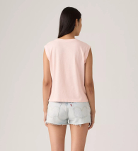 Женская майка Levi's с принтом 1159863405 (Розовый S)