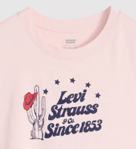 Женская майка Levi's с принтом 1159863405 (Розовый S)