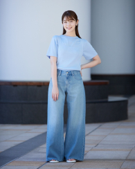 Вязаная майка Uniqlo топ 1159864600 (Голубой XL)