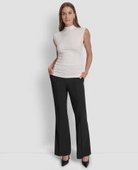 Женская майка DKNY с воротником 1160533323 (Молочный S)