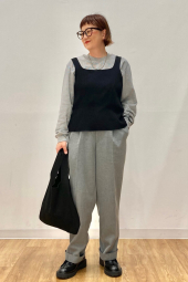 Вязаная майка Uniqlo топ 1160757953 (Черный S)