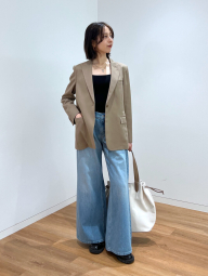 Вязаная майка Uniqlo топ 1160757953 (Черный S)