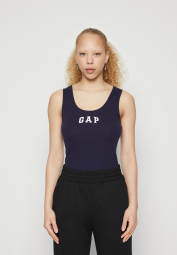 Набор женских маек в рубчик GAP с логотипом 1161460647 (Синий/Белый M)