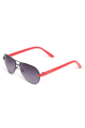 Детские солнцезащитные очки-авиаторы Guess 1159804342 (Красный, One Size)